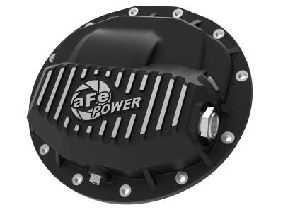 aFe Power - aFe Power Pro Series Aluminum Front Differential Cover-Black 46-70402