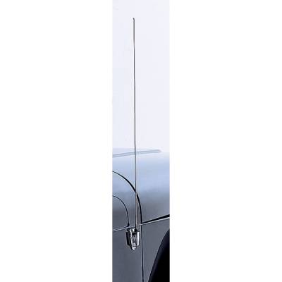 Rugged Ridge - Rugged Ridge 11131.01 Antenna Cover Stainless Steel for Jeep Wrangler