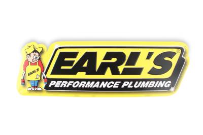Earl's Performance - Earls Plumbing 10000ERL Earls Metal Sign