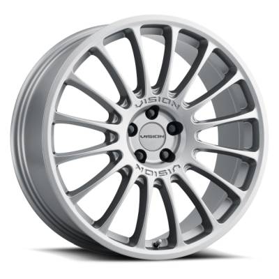 Vision Wheel - Vision Wheels 477 Monaco 17x8 5x4.5 38mm Gray Matte 477-7865MG38