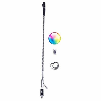 5150 Whips - 5150 Whips 24" Wireless Control LED Safety Whip w/Magnet Mount & Flag-Each