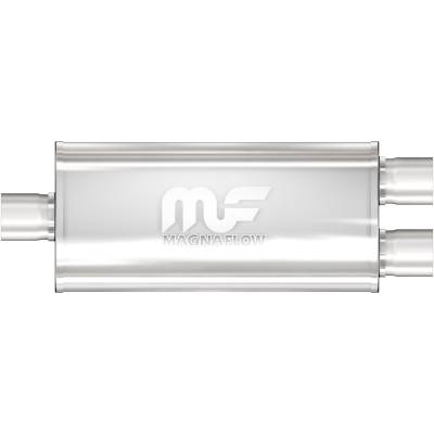 MagnaFlow Exhaust Products - MagnaFlow 12278 Straight-Through Muffler 3/2.25" Center/Dual 5x18x8 Body