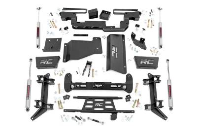 Rough Country Suspension Systems - Rough Country 16130 6" Suspension Lift Kit for 88-00 GM K2500/3500 Truck/SUV 4WD