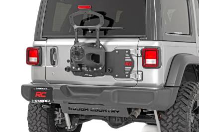 Rough Country Suspension Systems - Rough Country Spare Tire Carrier Reinforcement Bracket for Wrangler JL 10603