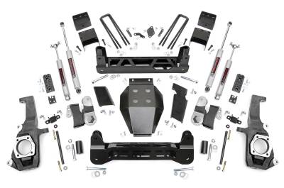 Rough Country Suspension Systems - Rough Country 5" Suspension Lift Kit 11-19 Silverado/Sierra HD 26030