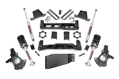 Rough Country Suspension Systems - Rough Country 6" Suspension Lift Kit 07-13 Silverado/Sierra 1500 4WD 23633