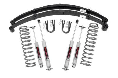 Rough Country Suspension Systems - Rough Country 3" Suspension Lift Kit for 84-01 Cherokee XJ 630N2