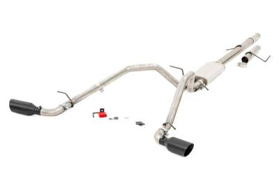 Rough Country Suspension Systems - Rough Country Cat-Back Dual Exhaust System 09-13 Silverado/Sierra 5.3L 96008