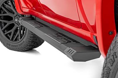 Rough Country Suspension Systems - Rough Country HD2 Running Boards Black for 19-26 Ram 1500 Crew PSR61920