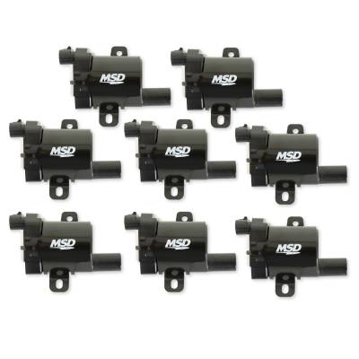 MSD - MSD Ignition 826383 Direct Ignition Coil Set for 99-07 GM L-Series Truck Engines