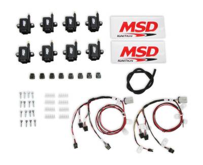 MSD - MSD Ignition 82893-KIT Universal Ignition Coil Smart Wire Black for EFI System