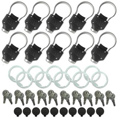 Pop & Lock - Universal Tailgate Collar Lock Keyed Randomly 10 Pack
