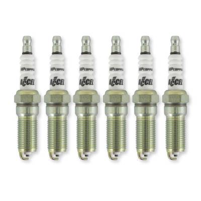 ACCEL - ACCEL 578-6 Spark Plug for Ford Lincoln 2.0 2.3 3.5L V6 Engines 6Pc