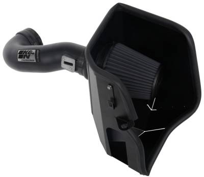 K&N - K&N 71-3110 Blackhawk Performance Cold Air Intake Kit