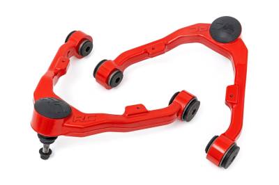 Rough Country Suspension Systems - Rough Country Forged Front Control Arms Stock Silverado/Sierra 1500 10026RED