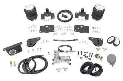 Rough Country Suspension Systems - Rough Country 10032C Rear Air Spring Kit w/Compressor for 09-18 Ram 1500 4WD