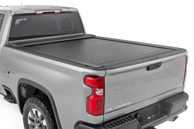 Rough Country Suspension Systems - Rough Country Manual Retracting Tonneau Cover Silverado/Sierra 6.9' 46110690