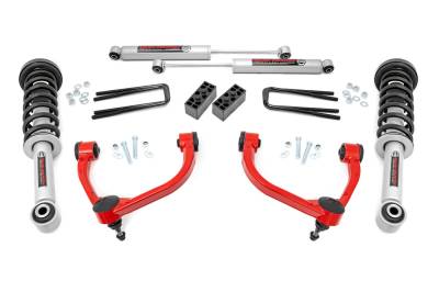 Rough Country Suspension Systems - Rough Country 3" Suspension Lift Kit 09-13 Ford F150 4WD 54431RED
