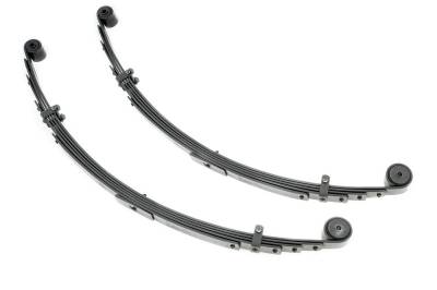 Rough Country Suspension Systems - Rough Country Rear Leaf Spring Kit for 4" Lift for Cherokee XJ 8047Kit