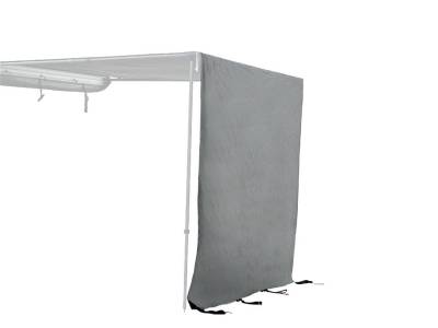 Front Runner - Front Runner Outfitters Wind/Sun Break End Panel for 2M Awning-Gray AWNI038
