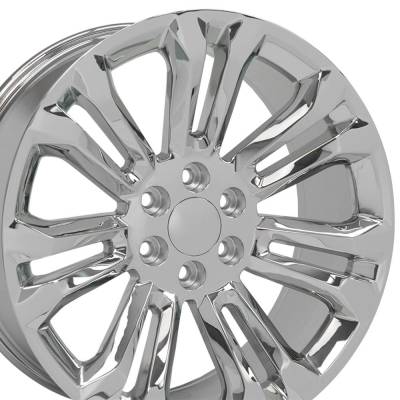 OE Wheels LLC - OE Wheels CV43B-22090-6550-24C CV43B 22x9 6x5.5 24mm Chrome
