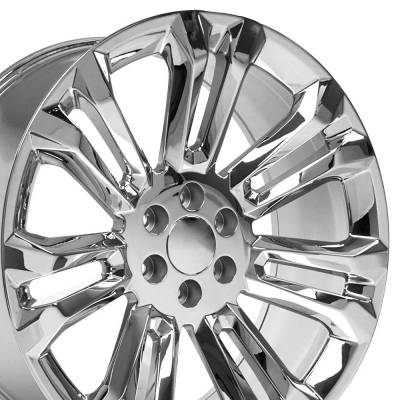 OE Wheels LLC - OE Wheels CV43B 24x10 6x5.5 24mm Chrome CV43B-24100-6550-24C