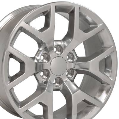 OE Wheels LLC - OE Wheels CV92-20090-6550-27P CV92 20x9 6x5.5 27mm Polished