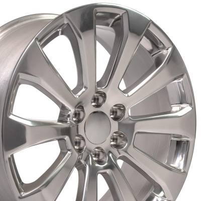 OE Wheels LLC - OE Wheels CV95-22090-6550-28P CV95 22x9 6x5.5 28mm Polished
