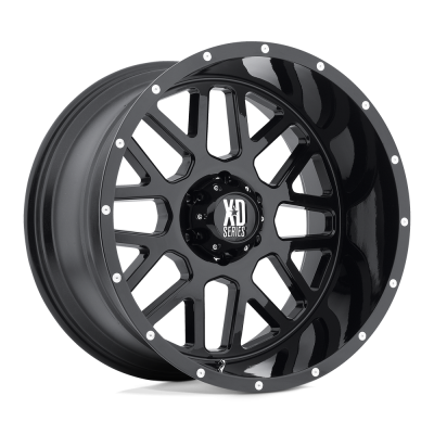 XD - XD Wheels XD820 GRENADE 18x9 5x5.0 18mm Satin Black XD82089050718US