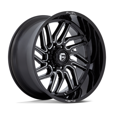Fuel 1PC - Fuel Off Road D807 HURRICANE 24x12 8x6.5 -44mm Gloss Black/Milled D80724208247