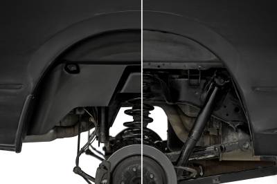 Rough Country Suspension Systems - Rough Country 4609A Rear Wheel Well Liners Pair for 09-18 Ram 1500
