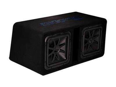 Kicker - Kicker 44DL7S122 Dual 12" Solo-Baric L7S Loaded Subwoofer Enclosure