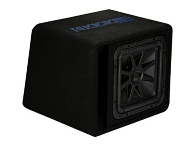 Kicker - Kicker 44VL7S122 Single 12" Solo-Baric L7S Loaded Subwoofer Enclosure