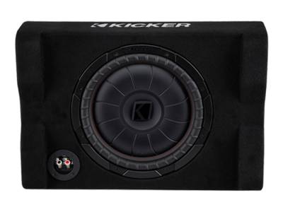 Kicker - Kicker 48CVTDF122 12" CompVT Down-Firing 2 Ohm Loaded Subwoofer Enclosure