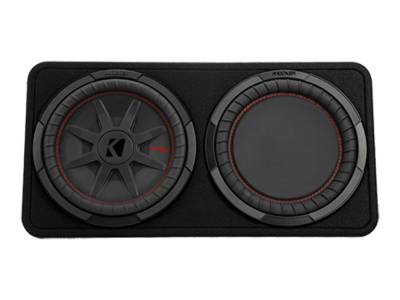 Kicker - Kicker 48TCWRT122 12" CompRT 2 Ohm Loaded Subwoofer Enclosure