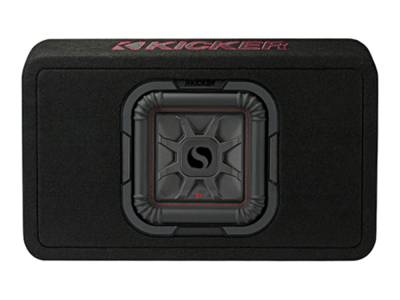 Kicker - Kicker 48TCWRT672 6.75" CompRT 2 Ohm Loaded Subwoofer Enclosure