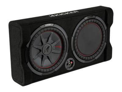 Kicker - Kicker 48TRTP122 12" CompRT Down-Firing 2 Ohm Loaded Subwoofer Enclosure