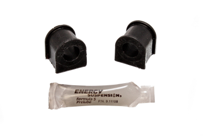 Energy Suspension - Energy Suspension 16.5112G Sway Bar Bushing Set Rear Polyurethane Black