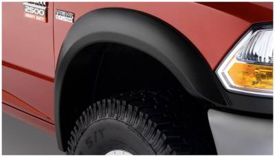 Bushwacker - Bushwacker Extend-a-Fender Front Fender Flares Black for Dodge Ram 50045-02