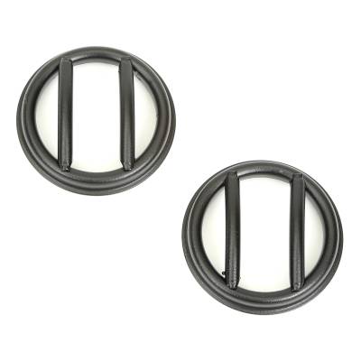 Rugged Ridge - Rugged Ridge 11231.22 Black Euro Side Marker Light Guards for 07-19 Wrangler JK