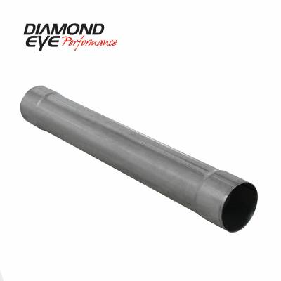 Diamond Eye Performance - Diamond Eye 510220 Muffler Replacement Pipe 5" Single In Single Out Aluminized