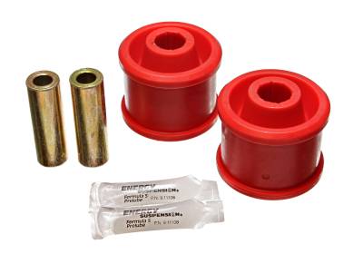Energy Suspension - Energy Suspension 5.7115R Trailing Arm Bushing Set Rear Polyurethane Red