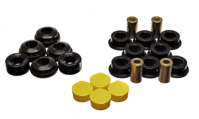 Energy Suspension - Energy Suspension 16.3118G Trailing Arm Bushing Set Rear Polyurethane Black