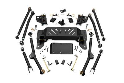 Rough Country Suspension Systems - Rough Country 90200U Long Arm Upgrade Kit for 4"-6" Lift for Jeep ZJ 4WD
