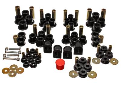 Energy Suspension - Energy Suspension 4.18124G Hyper-Flex Master Bushing Kit Black