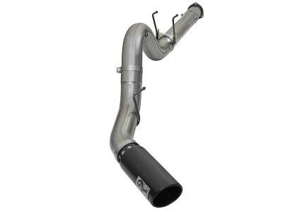 aFe Power - aFe Power Large Bore-HD 5" Filter-Back Stainless Steel Exhaust Kit 49-43090-B