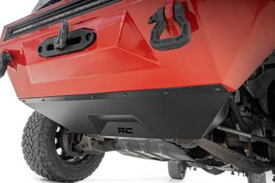 Rough Country Suspension Systems - Rough Country 10800 Front Bumper Skid Plate w/RC Bumper Black 07-14 GM 2500HD