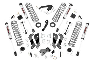 Rough Country Suspension Systems - Rough Country 69470 3.5" Suspension Lift Kit for 07-18 Wrangler JK 4DR 4WD