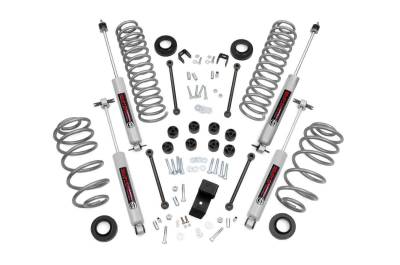 Rough Country Suspension Systems - Rough Country 3.25" Suspension Lift Kit for 03-06 Wrangler TJ 2.5L 4WD 643.20