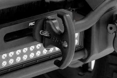 Rough Country Suspension Systems - Rough Country Multifunction Aluminum Winch Cleat Hook Black RS175B